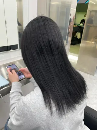 ロング カラー ヘアアレンジ salowin新宿East3階所属・艶美髪/髪質改善 /縮毛矯正/木元渓太のヘアスタイル
