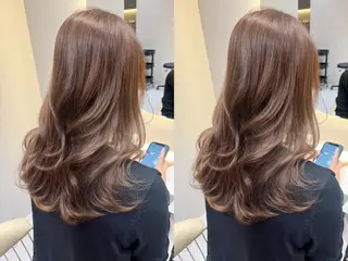 カラー ❤️ブリーチなし💚 ダブルカラー平野実花のヘアスタイル