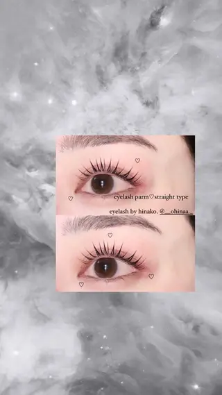 マツエク・マツパ hinako. 〰️のマツエク・マツパデザイン