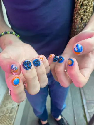 ネイル .unff所属・hana (..)個 性派/メンズネイル◎のネイルデザイン