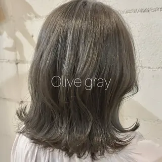 ミディアム カラー 𓅰なかがわ ふみな𓅯のヘアスタイル