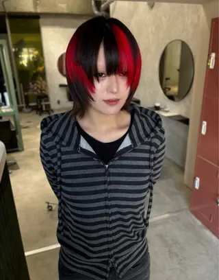 ショート カラー 🧡梅田ハイトーン カラー🧡runaのヘアスタイル