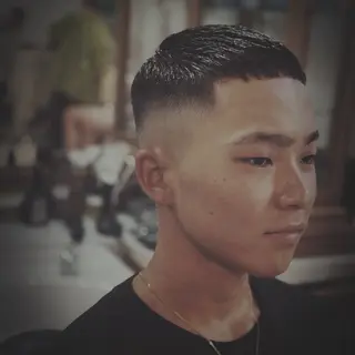 ショート メンズ Barbershop UN-FIL所属・川上 黎弥のヘアスタイル