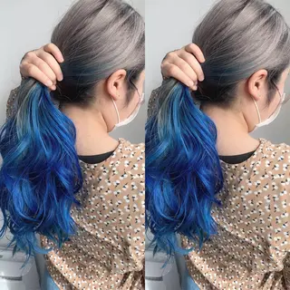 カラー ✨艶ブリーチカラー ✨四ノ宮裕己のヘアスタイル