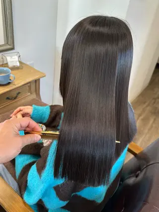 セミロング 粕川 達哉のヘアスタイル