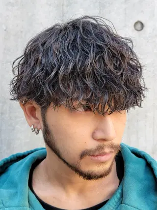 パーマ メンズ 原宿 フェザーパーマ fifth イノウエのヘアスタイル