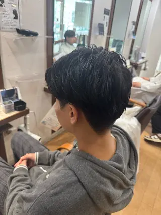 メンズ パーマ特化 若山 結愛のヘアスタイル