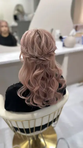 ヘアアレンジ MILLY【ミリー所属・SHION エクステ／ヘアセットのヘアスタイル