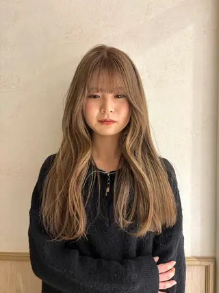 ロング カラー izumi/ ボブ/パーマのヘアスタイル