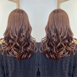 ロング カラー 天野 涼のヘアスタイル