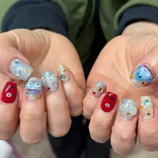 ショート 小川 柚香のネイルデザイン