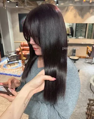 ミディアム カラー パーマ ヘアアレンジ メンズ 心斎橋美容室 Junのヘアスタイル