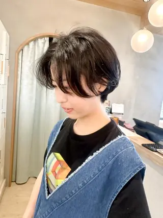 ショート パーマ EMANON YOKOHAMA所属・横浜/ショート/ マンツーマン施術　丹のヘアスタイル