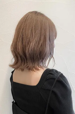 ミディアム カラー ハイトーン×似合わせ 🌱中川慎之介のヘアスタイル