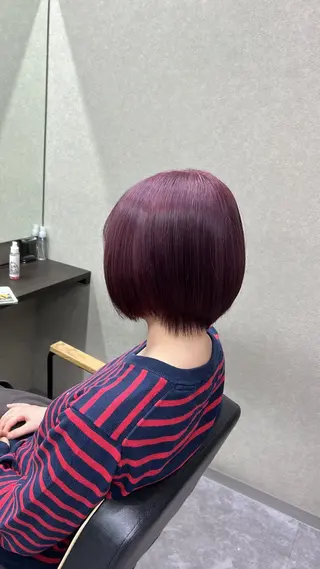 ショート 艶カラー/髪質改善 /HANAのヘアスタイル