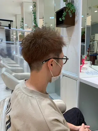 ショート メンズ 毛流れが作れる 縮毛矯正/渡部純生のヘアスタイル