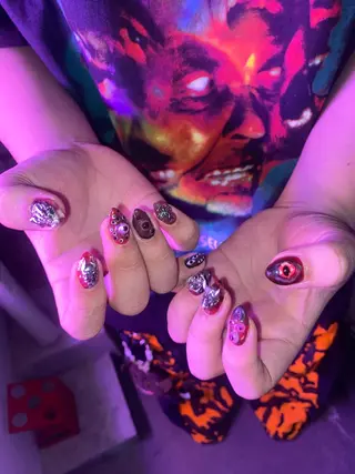 ネイル .unff所属・hana (..)個 性派/メンズネイル◎のネイルデザイン