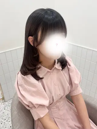 ロング カラー 新井 凪のヘアスタイル