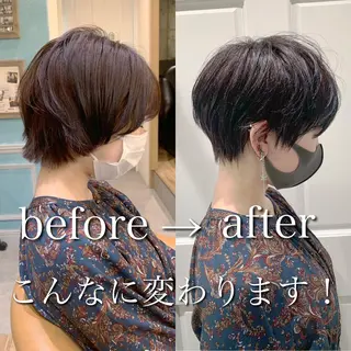 ショート 林 飛夕也のヘアスタイル