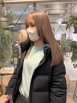 ロング カラー REINA☁️透明感 カラー/ぷつっと♡のヘアスタイル