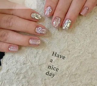 ネイル By moonネイル 🌷ワンホン/韓国風のネイルデザイン