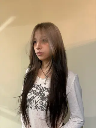 ロング なじませエクステ🍒 Haruka💝のヘアスタイル