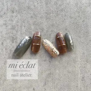 ネイル mi éclat ミ　エクラのネイルデザイン