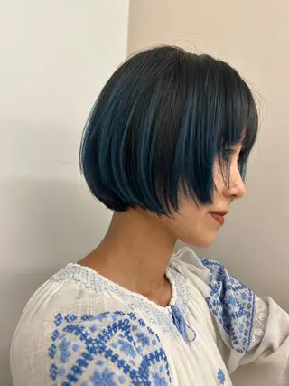 ショート カラー ヘアアレンジ 【代表】 たき〜のヘアスタイル