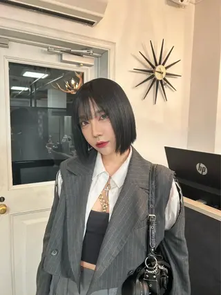 ショート 🪽ハネエクステ🪽 羽エクステKENJIのヘアスタイル