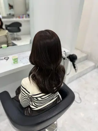 ロング カラー 大人っぽ暗髪レディ 🩶takuto🩶のヘアスタイル