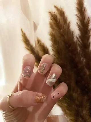 ネイル 平野葵🎀 hair/nailのネイルデザイン