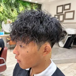 メンズ 🎖️似合わせメンズ パーマ🎖️カネキのヘアスタイル