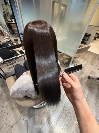 セミロング カラー EARTHセンター南店所属・センター南🫧 ミタセイヤのヘアスタイル