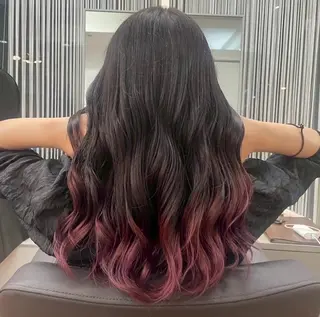 ロング カラー 心斎橋・北堀江 Bunt@のヘアスタイル