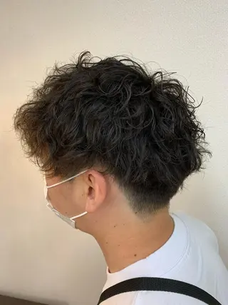 ミディアム パーマ ✨艶カラー/韓国ヘア ✨momoriのヘアスタイル