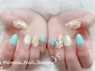 ネイル MoMoA Nail ネイル長さ出し専門店のネイルデザイン