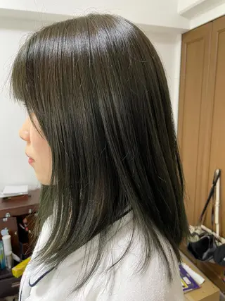 ミディアム カラー One By The Ect所属・ショート/脱白髪染め ☆宇﨑悠実のヘアスタイル