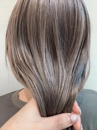 セミロング カラー 🦖鶴岡香純🦖 育休中のヘアスタイル