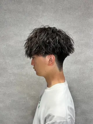 ショート カラー パーマ メンズ キッズ 🔥パーマ特化🔥 優馬のヘアスタイル