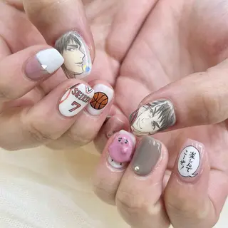 ミディアム ネイル 池袋痛ネイル Nok. 渡辺のネイルデザイン