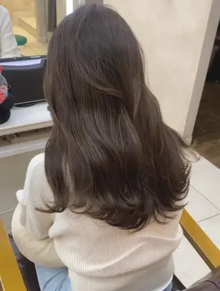 ロング 新宿/韓国レイヤー/ 顔まわり/メンズヘアのヘアスタイル