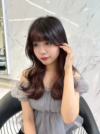 ロング カラー ParveMix 🪽鳥取彩花のヘアスタイル