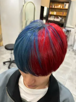 カラー メンズ ❄️中野侑香❄️ ハイライト/ブリーチのヘアスタイル