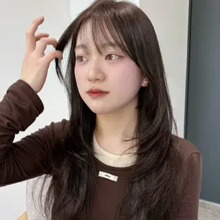 ロング 似合わせ前髪／ 小顔カット🎀そうのヘアスタイル