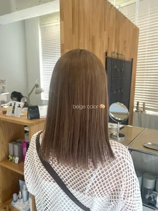 ミディアム 韓国ヘア ‎⟡.·KANA🐥のヘアスタイル