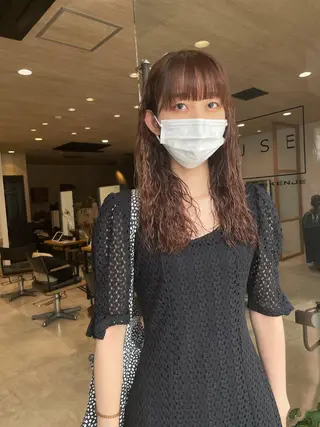 セミロング パーマ パーマ指名No1 /namiのヘアスタイル