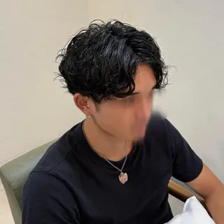 パーマ メンズ ココナ🖤/メンズ /パーマ/nicoのヘアスタイル