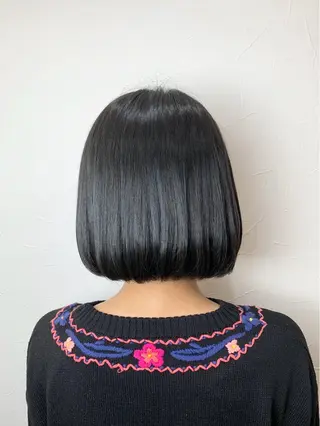 ショート 縮毛矯正&髪質改善/ きょうの🐺のヘアスタイル