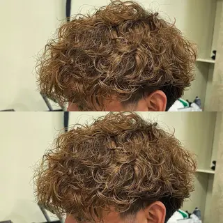 パーマ メンズ CARE SHINSAIBASHI所属・縮毛・酸性ストレート 特化のヘアスタイル