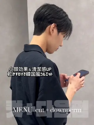 メンズ SALOWIN 新宿三丁目East所属・メンズ/남자머리✂️ ダウンパーマ/成富のヘアスタイル